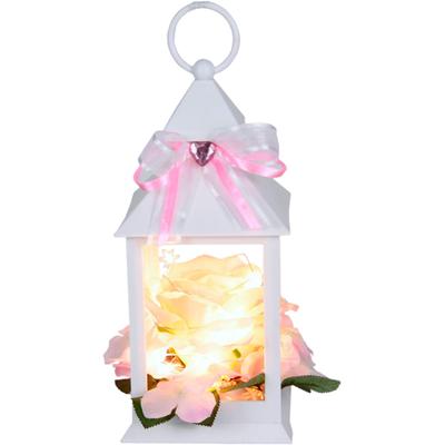 Kerzenhalter OTTO HOME, rosa, B:11cm H:24cm T:11cm, Kunststoff, Kerzenhalter, Kerzenhalter