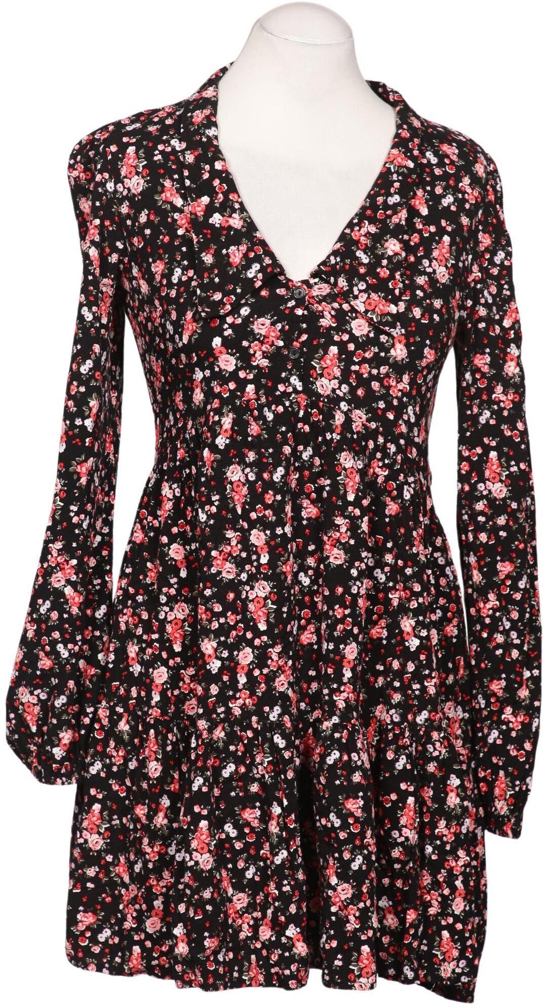 Stradivarius Damen Kleid, Mehrfarbig, Gr. S, Viskose - Second Hand