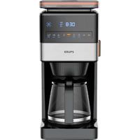 Grind Aroma XL KM8428 mit Mahlwerk , Filtermaschine schwarz/edelstahl, Glaskanne
