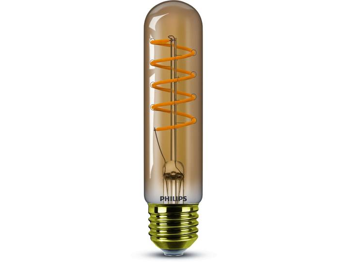 Leuchtmittel Philips Glas E27 T 3 cm 5.5 W - Farbe: gold - LED - Lichtfarbe: Kerzenlicht - LED Leuchtmittel
