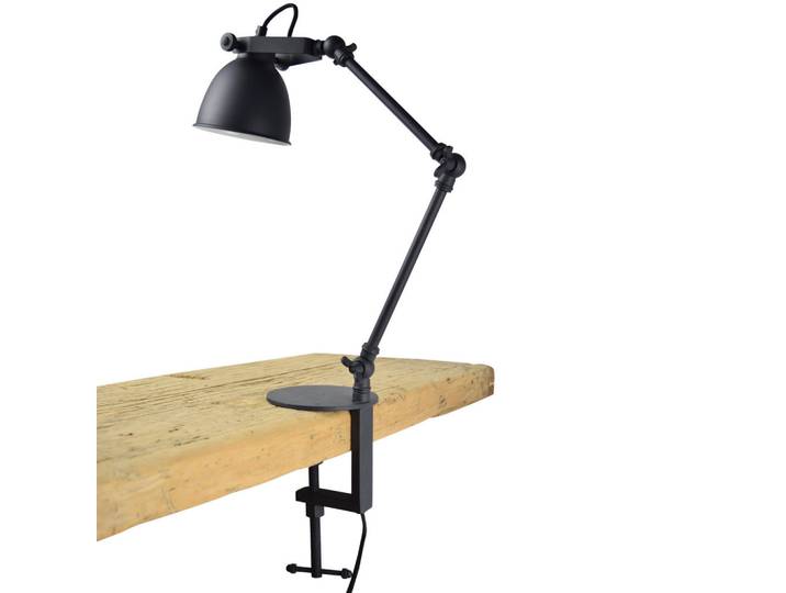 Urban Interiors Klemmlicht Bura Schwarz, Metall, E27, 12x50x19 cm, Lampen & Leuchten, Innenbeleuchtung, Tischlampen