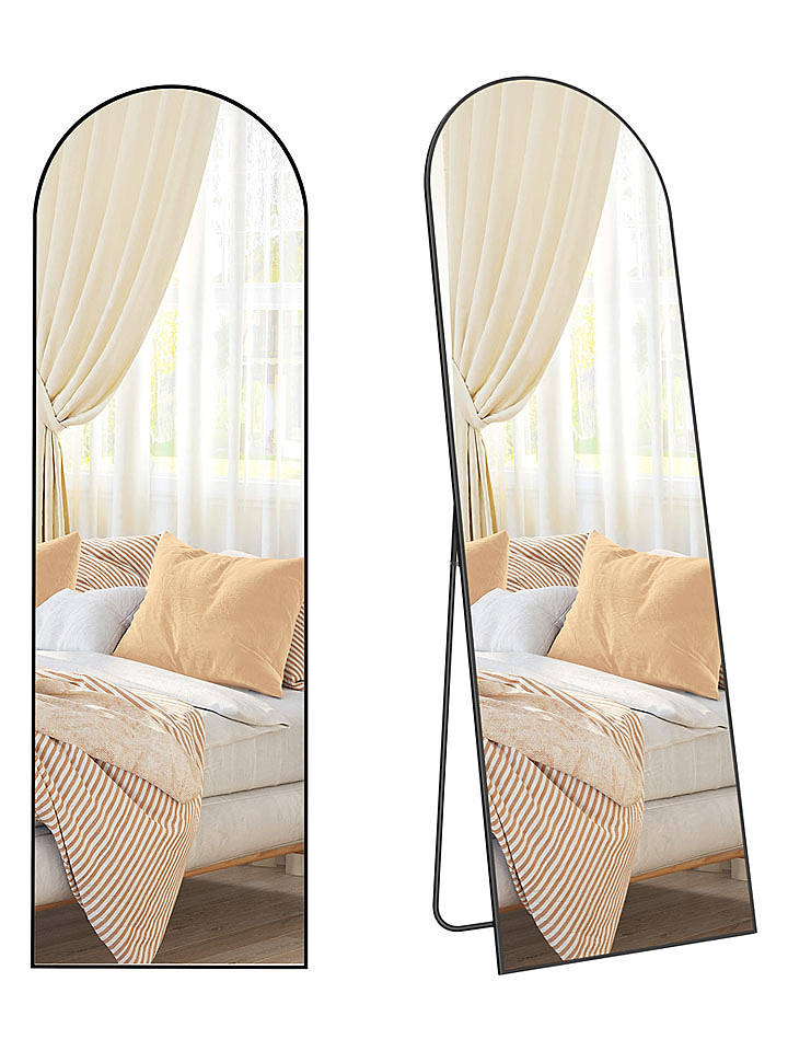 SONGMICS Standspiegel in Schwarz - (B)50 x (H)160 cm - onesize