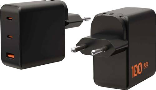 Urban Armor Gear SRGE USB Ladegerät 100W USB-C Buchse (Power Delivery), USB-A Buchse USB PD Schwarz Steckdose, Innenbereich GaN
