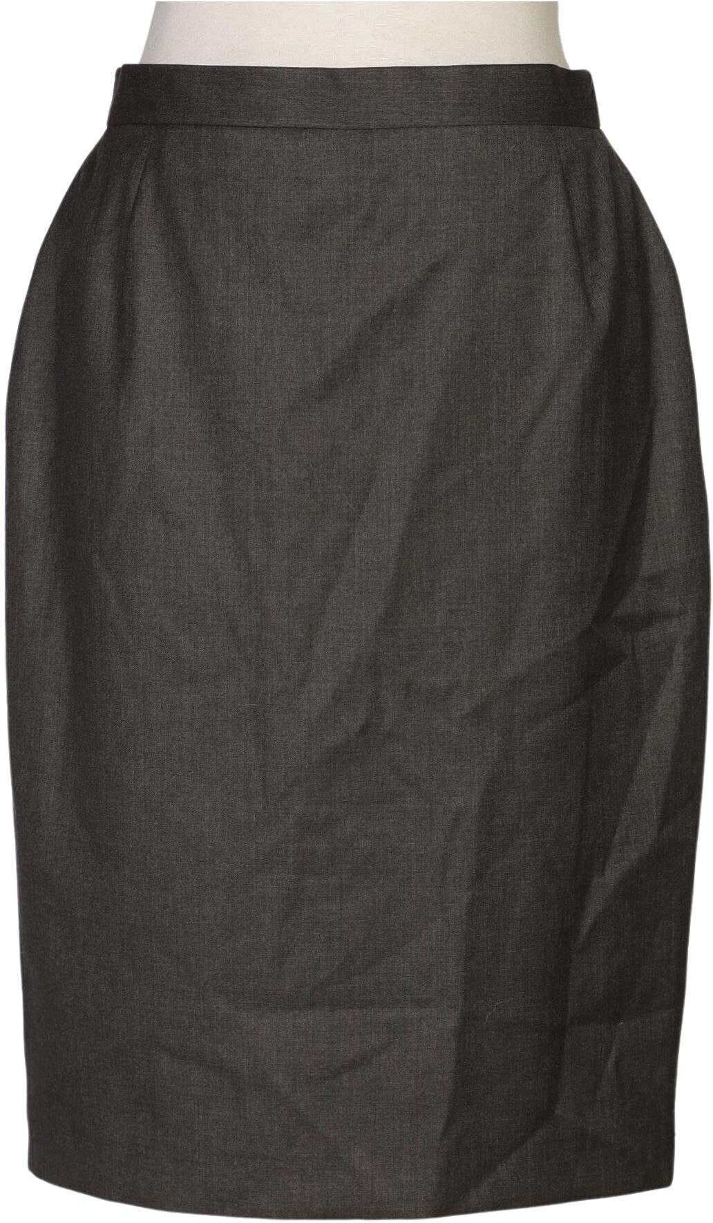 Escada Damen Rock, Grau, Gr. EU 36, Schurwolle / Viskose - Second Hand