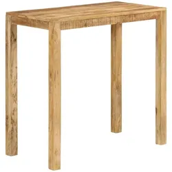 vidaXL, Bartisch, Rajono (Massives Mangoholz) (112 x 55 x 108 cm, 112 x 55 x 108 cm)