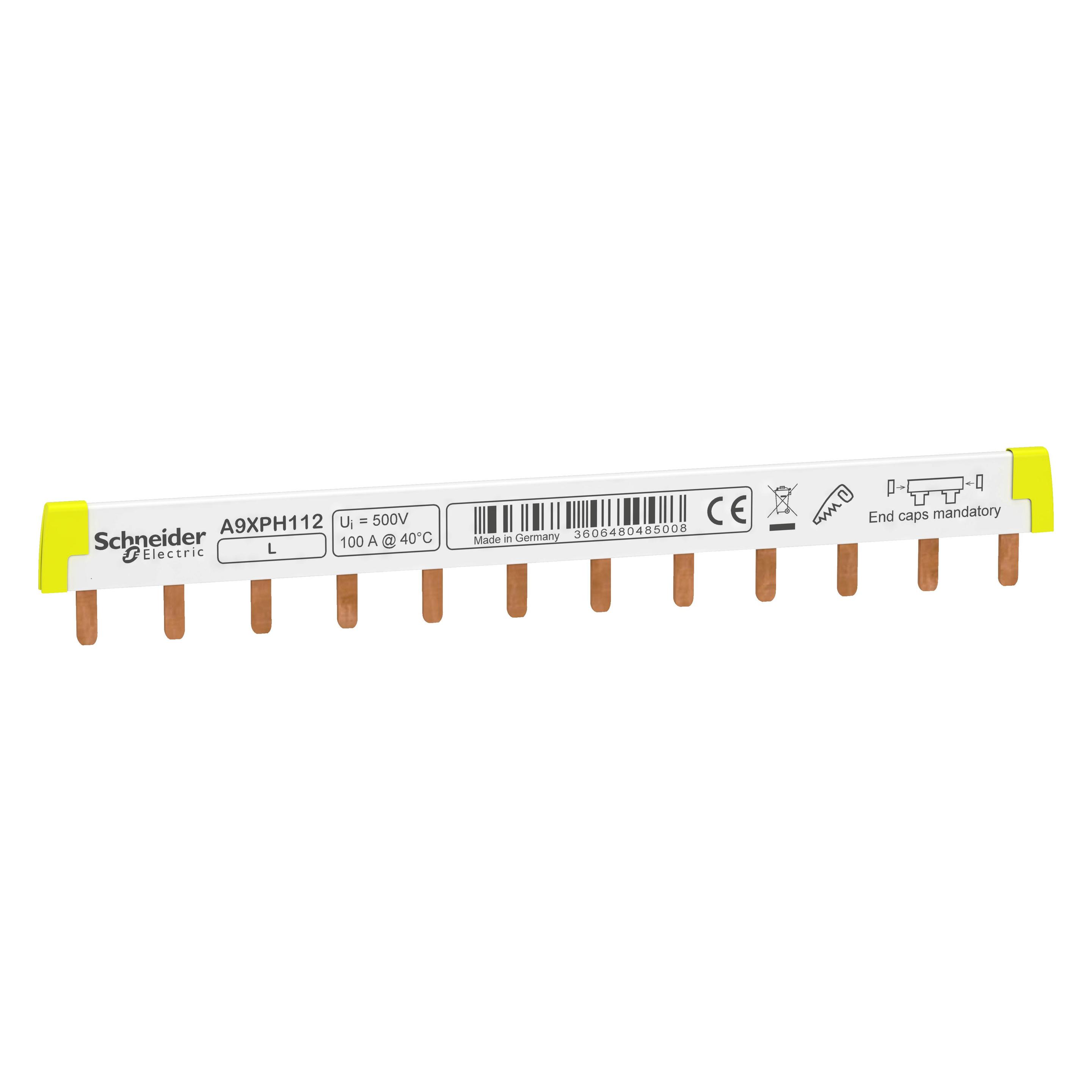APC Sløjfeskinne 1 Polet 100A 12M (A9XPH112)