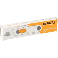 CUTX MAXICUT 40 X6040 Sicherheitsmesser – 40 mm Schnitttiefe, autom. Klingenrückzug