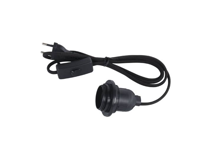 Rayher Lampenfassung mit Schalter E27 180 cm