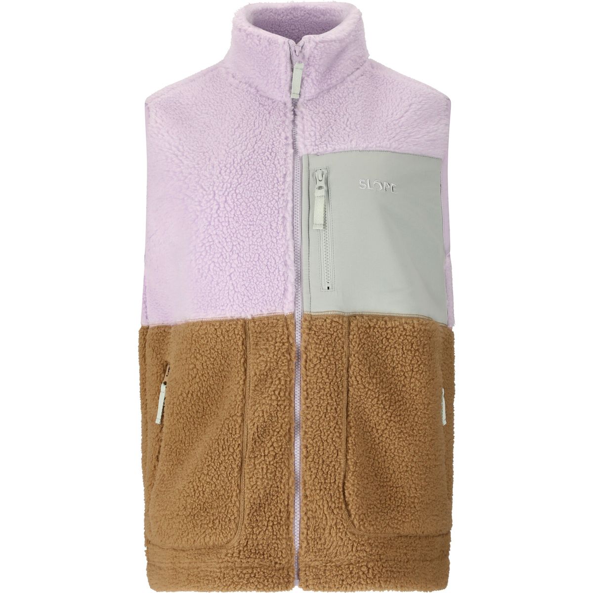 Slope Katau W Teddy Fleece Vest orchid petal (4393) XS SL264037-4393-XS
