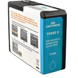 Kompatible Tinte ersetzt Epson C13T850200 cyan
