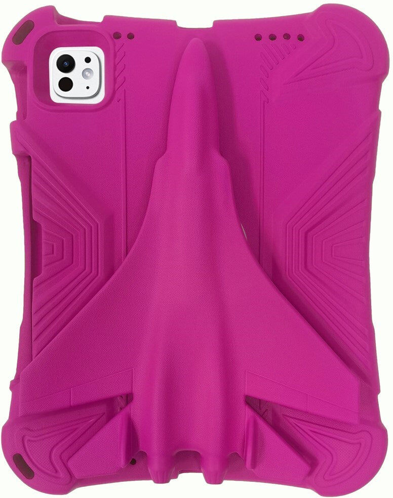EIDERWOOD iPad Pro 11" (2025 / 2024) Airplane 360 Degree Position Børne Cover - Lyserød