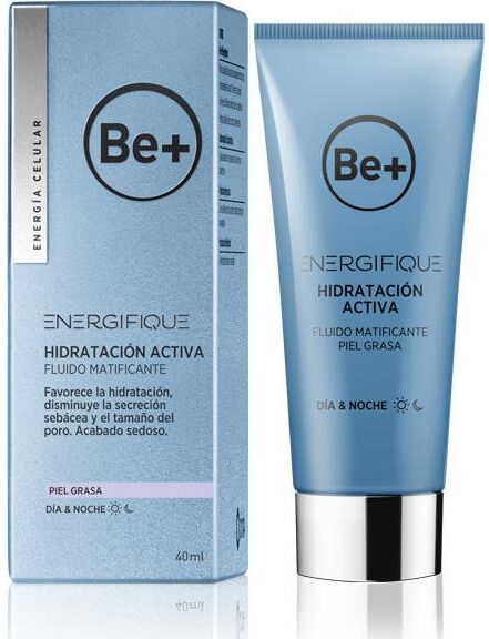 Be+ Energifique Hidratacion Activa Fluido Matificante Piel grasa 50 ml