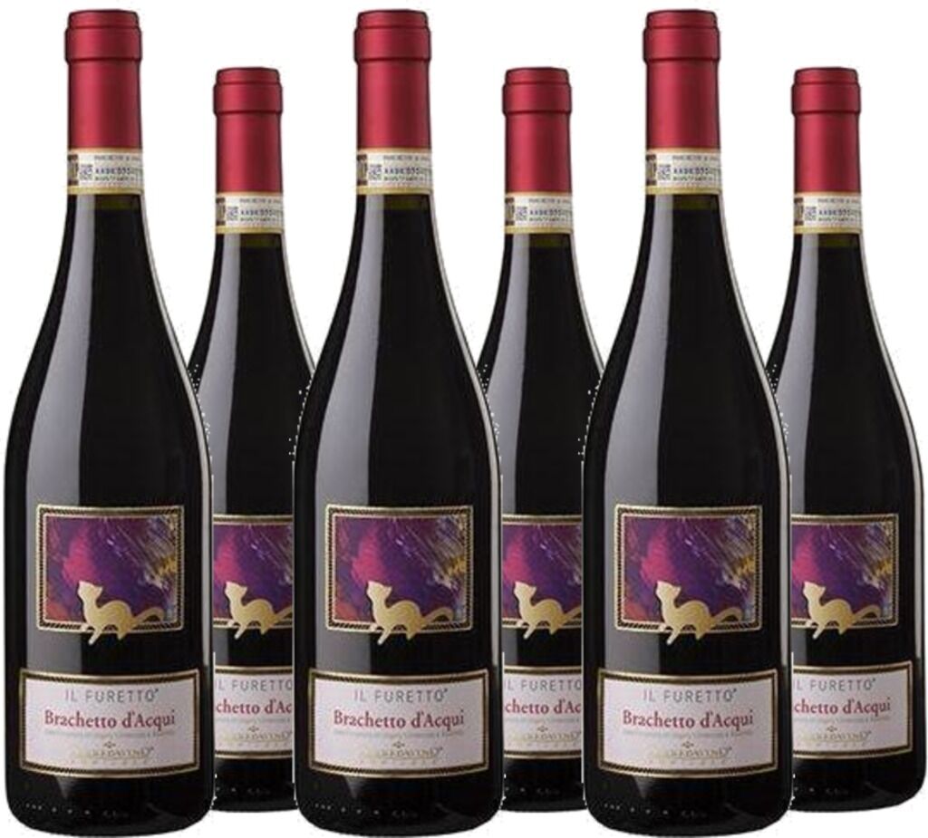 6er Vorteilspaket Brachetto d'Acqui 'Il Furetto' DOCG 2025 Vite Colte - Terre da Vino
