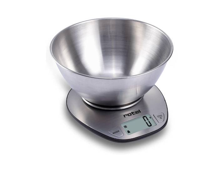 Küchenwaage ROTEL U490CH1 , silber (silberfarben), Edelstahl, Küchenwaagen, Küchenwaage