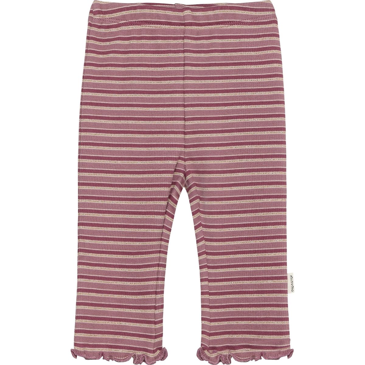 Minymo Pants Y/D Rib nostalgia rose (6180) 62 114538-6180-62