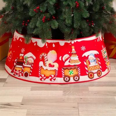 Modern Home Fixes Decorative Holiday Home Decor, Artificial Christmas Tree Skirt, Pine Tree Ring Base Cover c