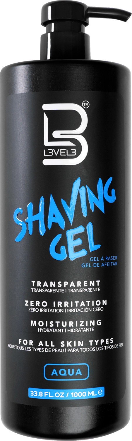 L3VEL3 Shaving Gel Aqua 1000 ml LV30161