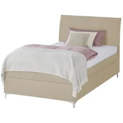 Polsterbett   ¦ beige ¦ Maße (cm): B: 146 H: 110