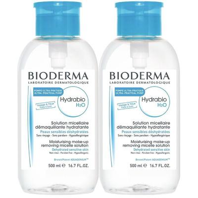Bioderma Hydrabio H2O Mizellen-Reinigungslös.Pump 2x 2x500 ml Lösung
