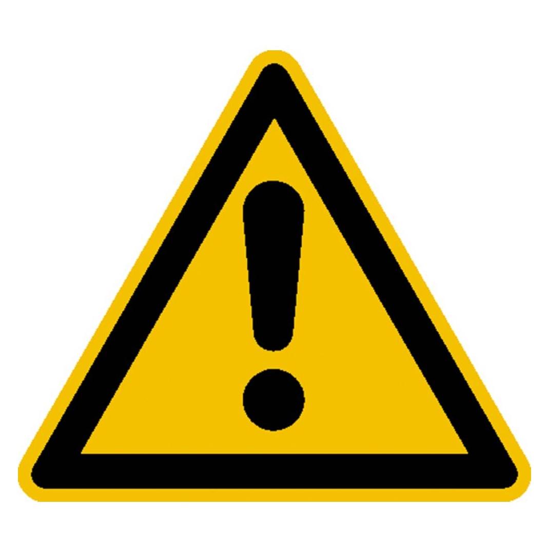 BRW Warnschild Gefahrenstelle - 20 cm (538010.1200)