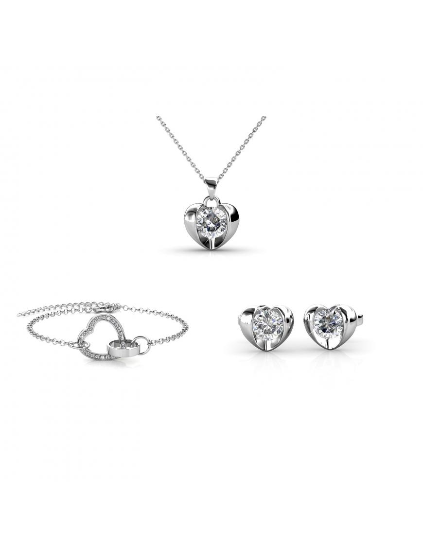 Simply Love Locked Heart voor boomset - Kristal