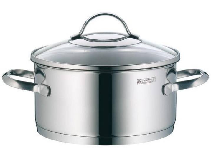 WMF Bratentopf 16Cm Provence Plus, Edelstahlfarben, Metall, 1,5 l, kratzfest, rostfrei, Kochgeschirr, Töpfe, Diverse Spezialtöpfe