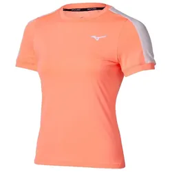 Mizuno, Damen, Sportshirt, Wos (L), Orange, Rot