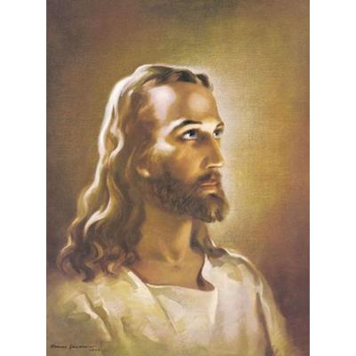 2.5 X 3.5 Pocket Card - Head of Christ/Blank