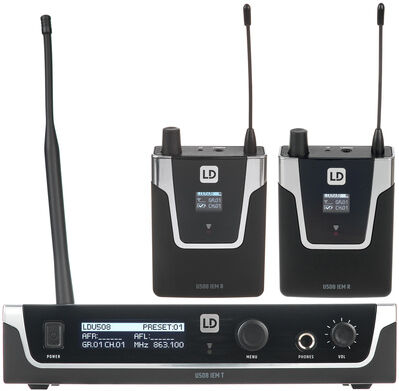 LD Systems U508 IEM Twin Bundle