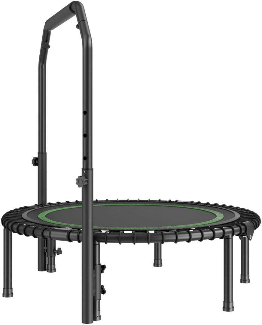 VEVOR 102.7cm Round Fitness Trampoline Black 102.7cm H X 102.7cm W X 102.7cm D