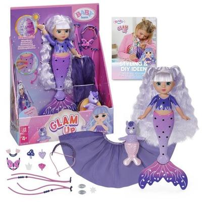 Zapf Creation BABY born Glam Up Meerjungfrau Aura lila