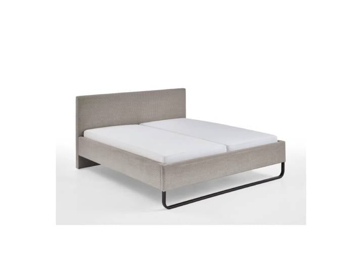 Meise Swing Polsterbett in Cord - Cord Poso taupe Modern, Zeitlos
