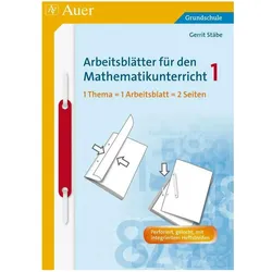 Arbeitsblätter für den Mathematikunterricht 1, Schulbücher von Gerrit Stäbe