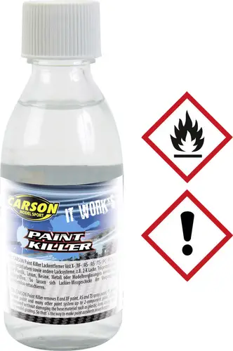 Carson Modellsport 500908113 Lackentferner Glasbehälter Inhalt 100ml