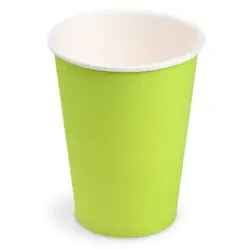 200 Pappbecher FSC Mix grün Ø74mm 240ml Nachhaltig, stabil