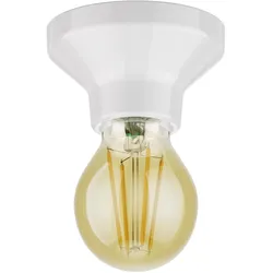 ledscom.de LED Deckenleuchte Elektra Porzellan, inkl. LED gold max. 778lm, 3-Stufen dimmen, extra-warmweiß