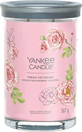 YANKEE CANDLE Signature 2-Docht-Kerze Fresh Cut Roses 567 g
