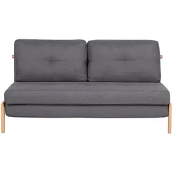 2-SITZER-SCHLAFSOFA Polsterbezug Dunkelgrau Edland