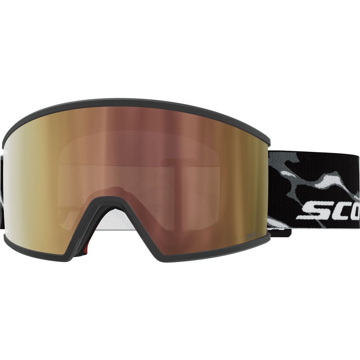 Scott Goggle Ambit LS granite black/white / amp ls cinnamon chrome s1-3 (8416) - 4209698416375