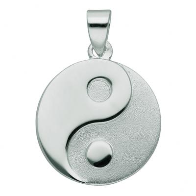 Kettenanhänger ADELIA´S "Anhänger Ying Yang 925 Silber", silber, Schmuckanhänger, Damen, Silber 925 (Sterlingsilber), Kettenanhänger, Silberanhänger Ying Yang