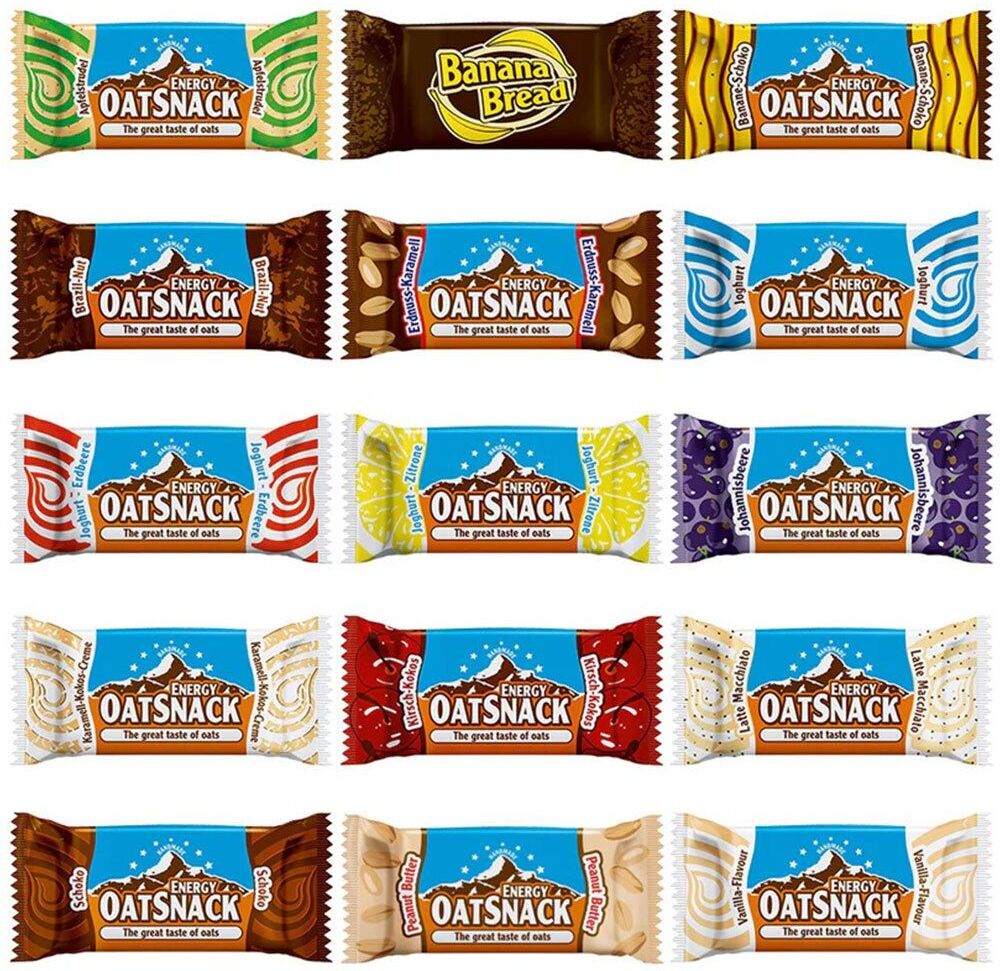 Energy Oatsnack Oat Snack - Mix Box 15 Riegel 980g 15x65 g