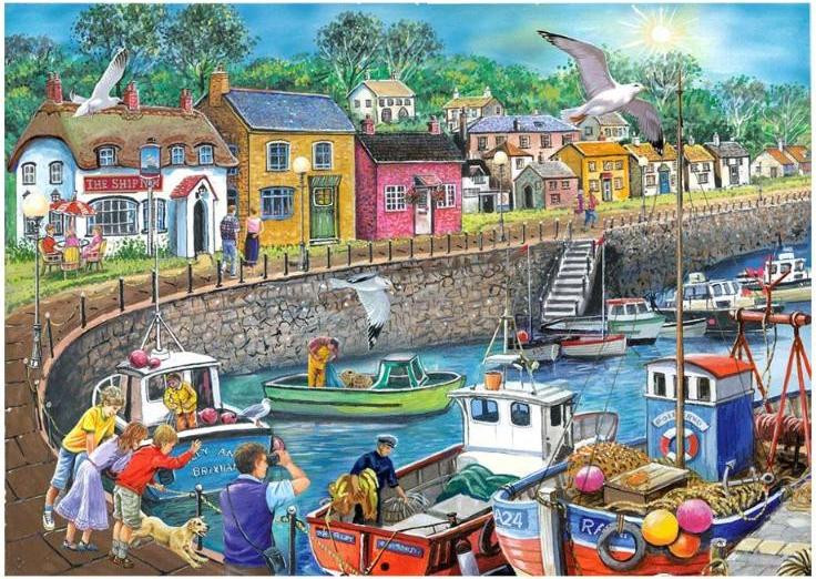 House of Puzzles XXL Puzzel Zeesterren 250 stukjes voor volwassenen
