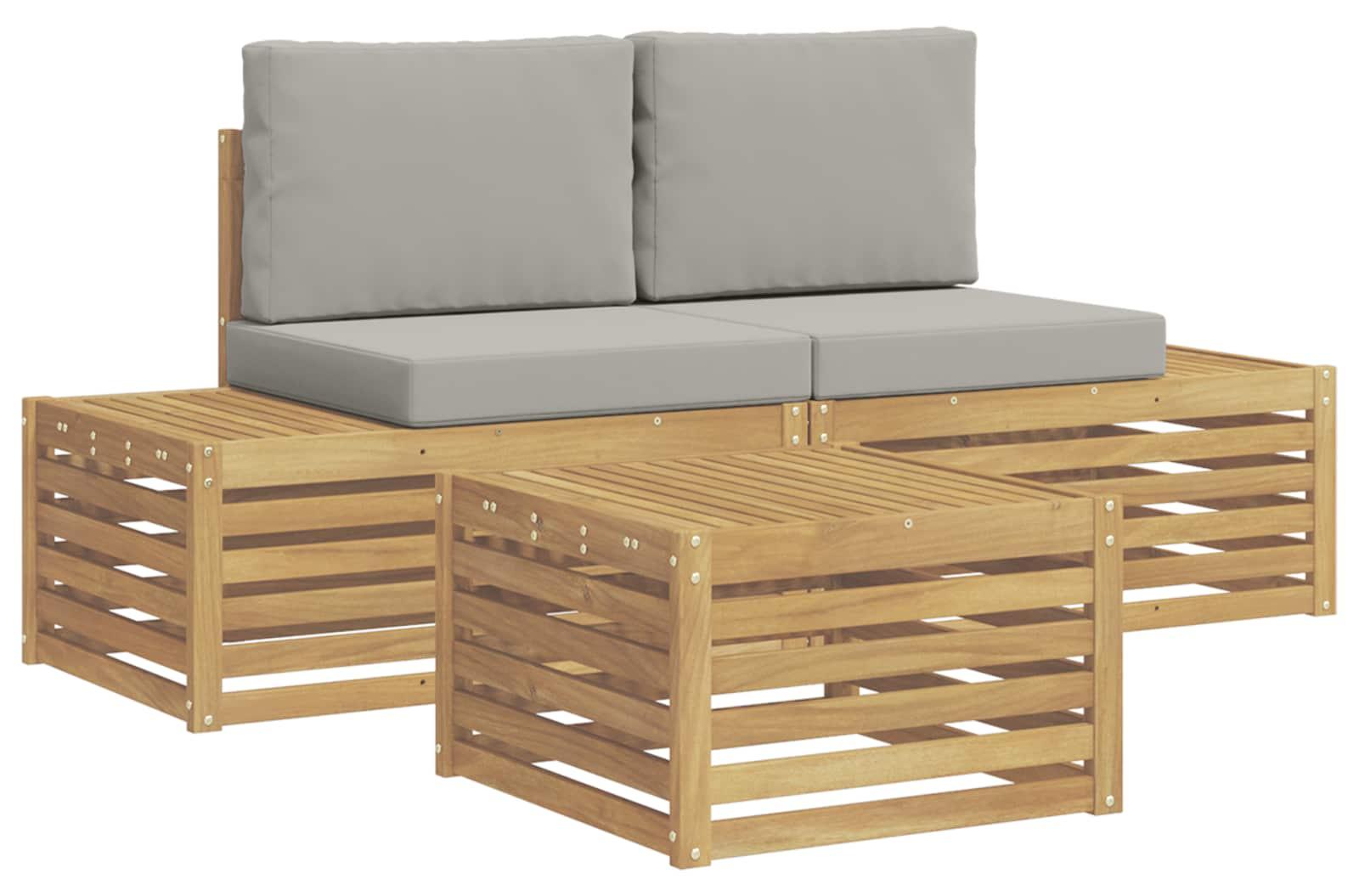 Outdoor-Sofagarnitur 4 Stück