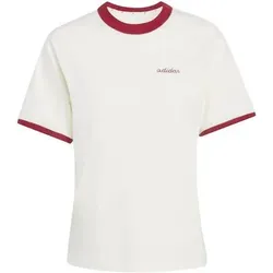 ADIDAS Damen Shirt Seasonal Essentials Colorpop, Größe L in Weiß Weiß