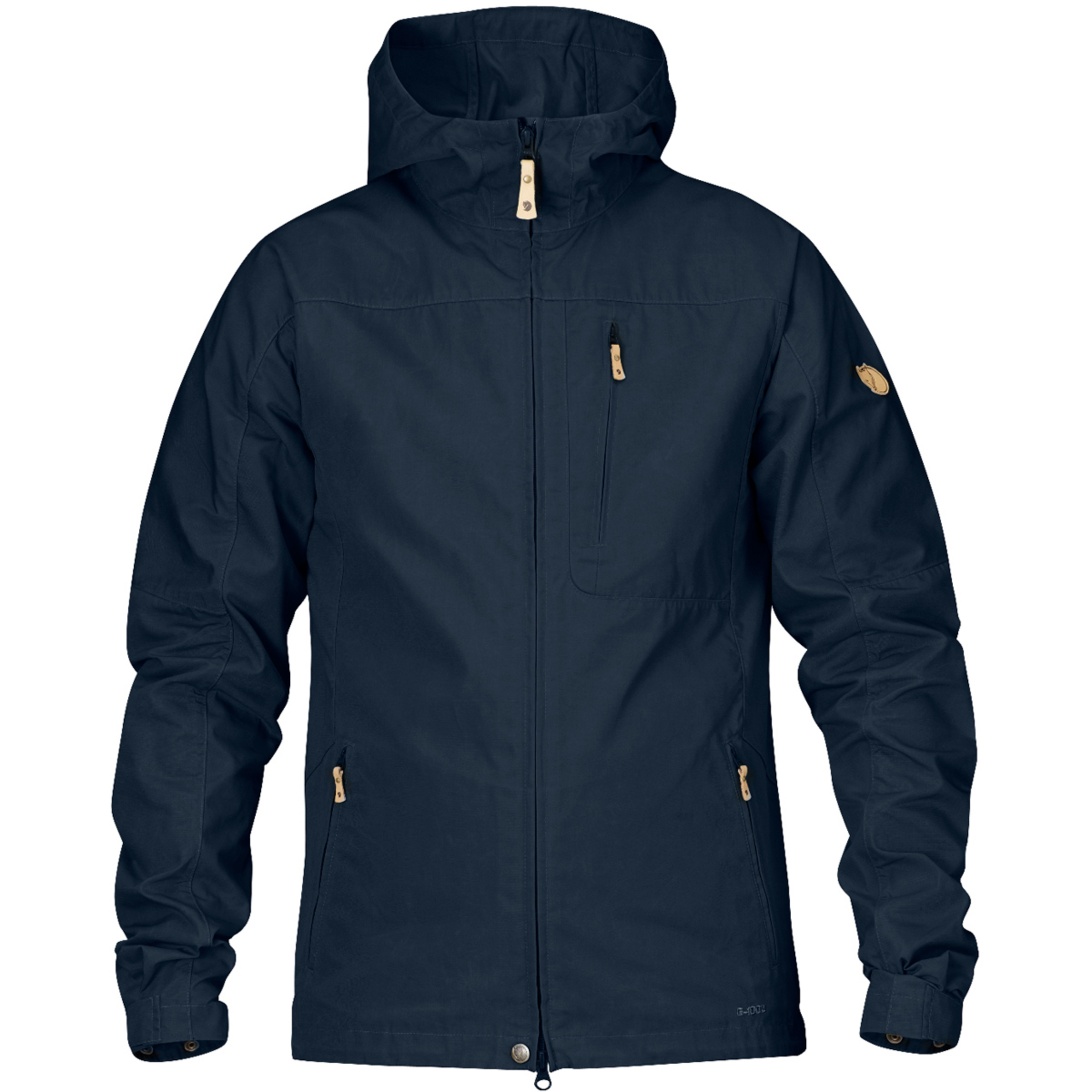 Fjällräven Sten Herren Regenjacke blau Größe L Trekking Windabweisend Wasserabweisend