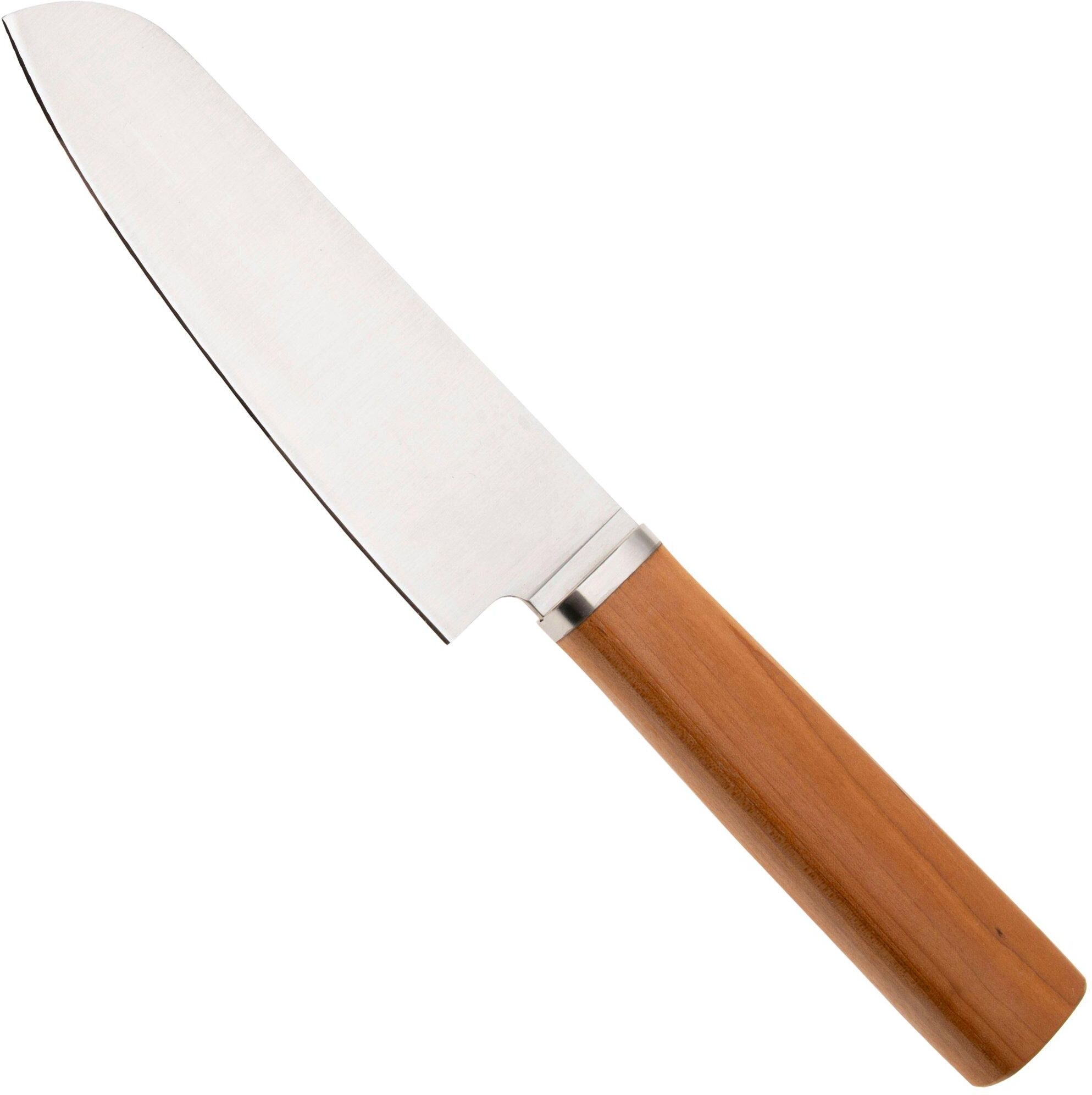 Nóż santoku Marttiini Cabin Chef Kitchen Knife 444010 Satin 8Cr14MoV, Birch