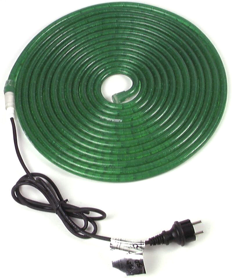 EuroLite Rubberlight Rl1-230v Grün 9m