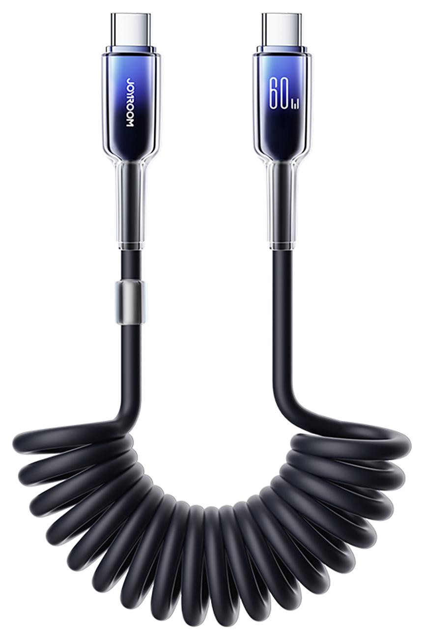 Joyroom USB-C naar USB-C kabel, 1,2 meter, zwart