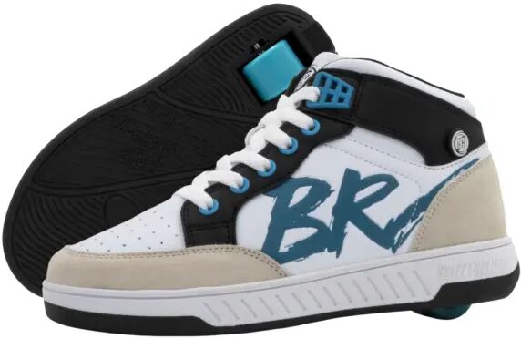 Breezy Rollers Schuh Mit Rollen Breezy Skater Weiß/Blau (Weiß - 30)