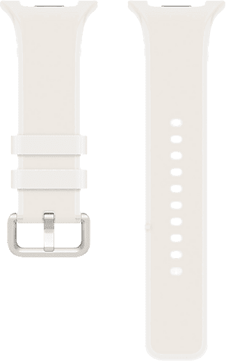 Correa - Samsung, Para Galaxy Watch9, Compatible con Watch8, Fácil Ajuste, Misty Band, Talla S/M, Crema